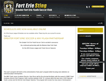 Tablet Screenshot of forteriesoccer.com
